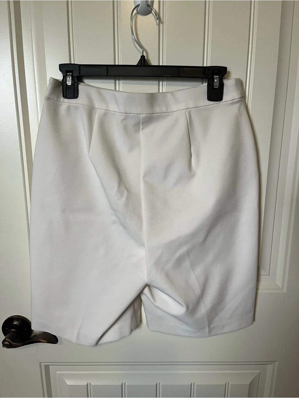 Rachel Zoe Cream Tailored Bermuda Shorts - Picture 3 of 3